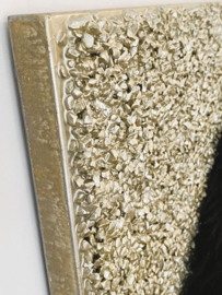 "Black Oasis" - Black/ Champagne Gold edition - 60 x 60 cm