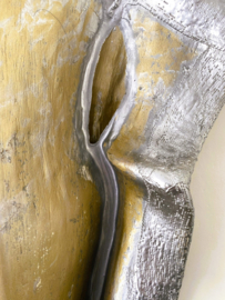 Sculptuur  "In the Eye of the Beholder" - Gold/ Silver (water) edition