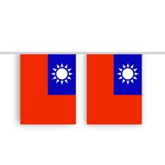 Vlaggenlijn TAIWAN stof