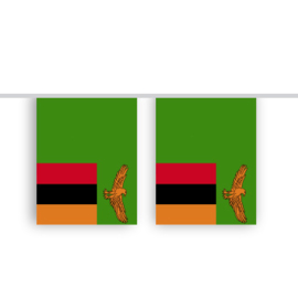 Vlaggenlijn ZAMBIA stof