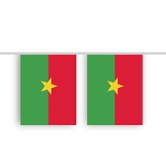 Vlaggenlijn BURKINA FASO stof