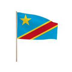 Zwaaivlaggetjes Congo