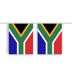 Vlaggenlijn ZUID-AFRIKA stof