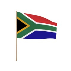 Zwaaivlaggetjes Zuid Afrika