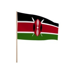Zwaaivlaggetjes KENIA