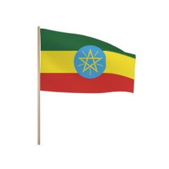 Zwaaivlaggetjes ETHIOPIE
