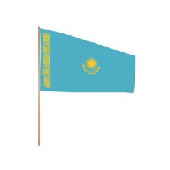 Zwaaivlaggetjes Kazachstan