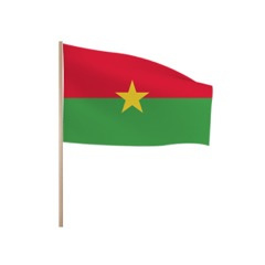 Zwaaivlaggetjes Burkina Faso