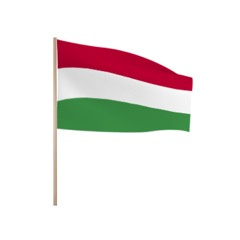 Zwaaivlaggetjes Hongarije