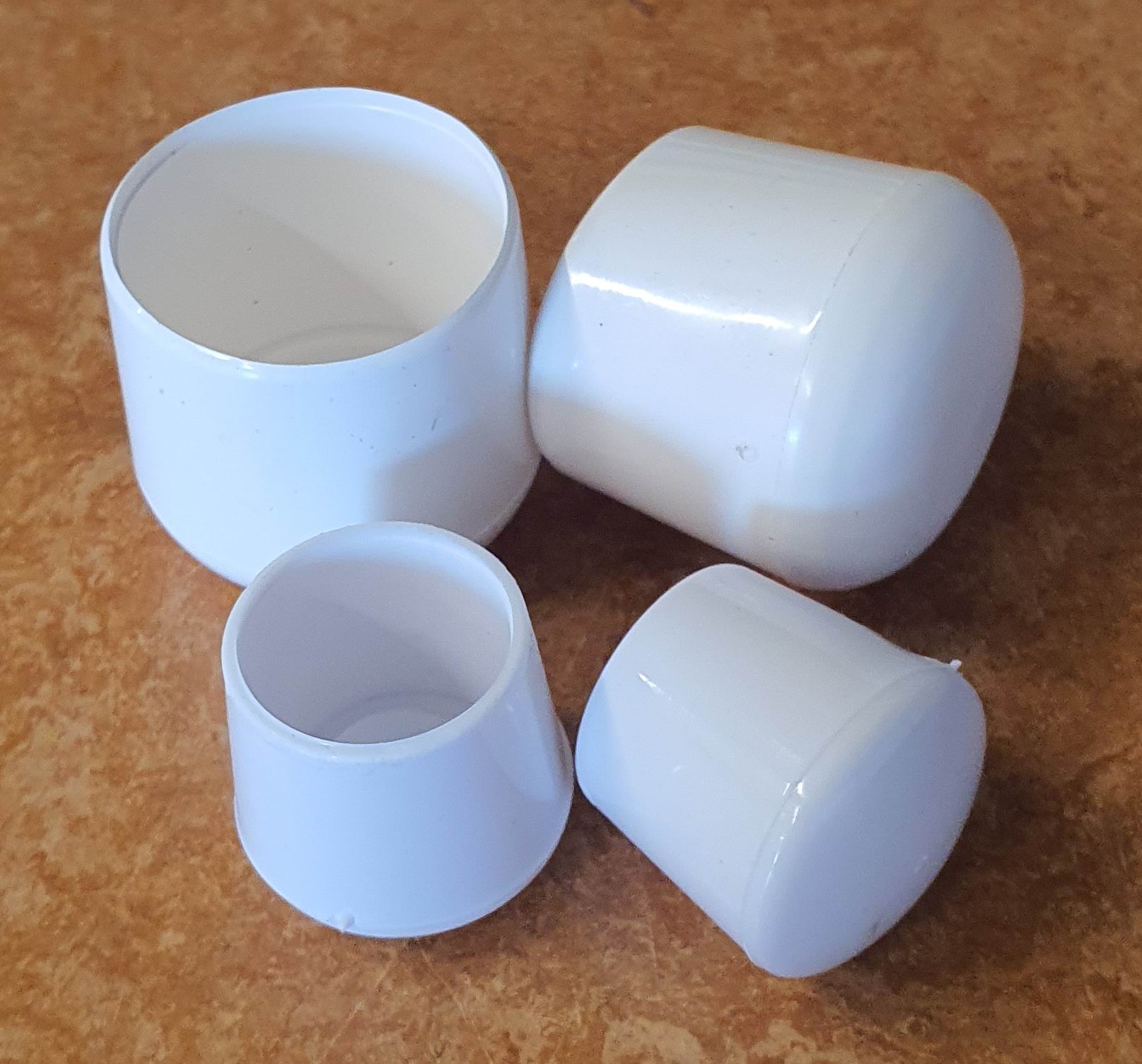 Omsteekdop PVC 18mm Wit