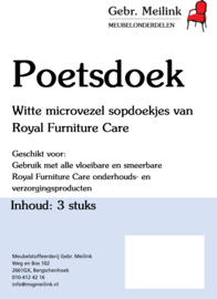 Poetsdoekjes ( 3 stuks Royal Furniture Care microvezeldoekjes)