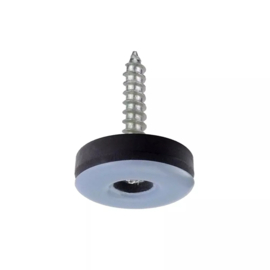 Teflonglijder met schroef 22mm