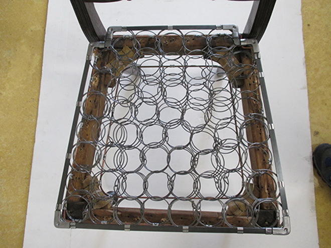 Stoel met vereninterieur