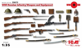 ICM 35672 WW I Russian Inf. Weapon and Equipment