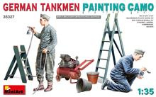 Mini Art 35327 German Tankmen Painting Camo