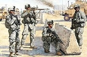 MB 3591 US Check Point in Iraq