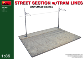 Mini Art 36040 Street Section w/Tram Lines