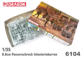 Dragon 6104 8,8cm Panzerschreck Infantiekarren