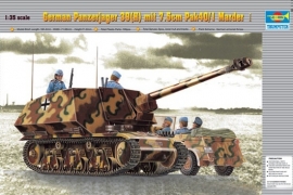 Trumpeter 354 German Panzerjager 39(H) mit 7,5cm Pak40/1