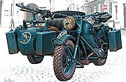 MB 3528 German Motorcycle