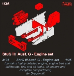 CMK 3135 StuG III Ausf.G Engine set