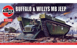 Airfix A02302V Buffalo & Willys MB Jeep