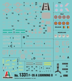 Italeri 1331 F-35 A Lightning II