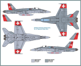 Italeri 1385 F/A-18 Swiss Air Force