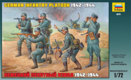 Zvezda 8078 German Infantry Platoon 1942-1944