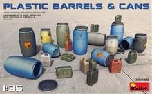 Mini Art 35590 Plastic Barrels & Cans