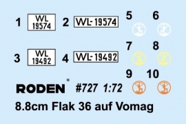 Roden 727 Selbstfahrlafette auf Fahrgestell VOMAG