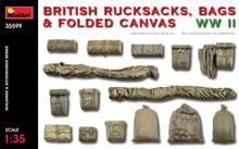 Mini Art 35599 British Rucksacks, Bags & Folded Canvas WWII