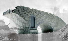 Airfix A75012 Narrow Road Bridge Broken Span