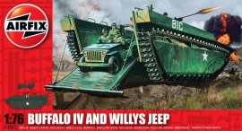 Airfix A02302 Buffalo IV and Willys Jeep