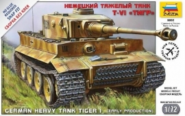 Zvezda 5002 German heavy tank “Tiger I”