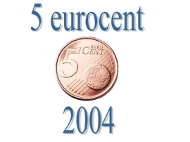 Vaticaan 5 eurocent 2004