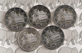 Duitsland 2 euromunten CC 2010 (7e) "Bremen" (5 letters)