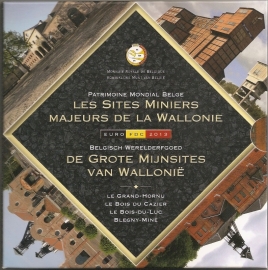 Belgium BU set 2013 "Kolenmijnen van Wallonië"