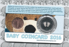 Nederland coincard 2016 baby jongen