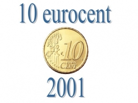 Belgium 10 eurocents 2001