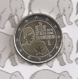 Slovenia 2 eurocoin CC 2011 "Franc Rozman-Stane"