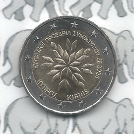 Cyprus 2 euromunt CC 2026 (9e) "Voorzitter van de EU"