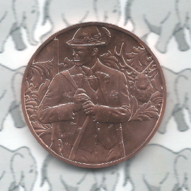 Oostenrijk 10 euromunt 2026 (50e) "Anpirschen - Jager" (koper)