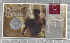 Oostenrijk 10 euromunt 2017  "Engel Gabriël". 32e,Zilver in blister