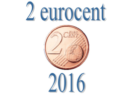 België 2 eurocent 2016