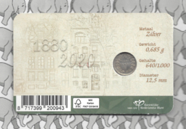 Nederland 2020 "140 jaar Schulman" (5 cent Willem III 1850, in coincard)