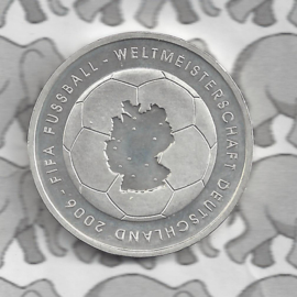 Duitsland 10 euromunt 2003 (11e) "Fifa-Voetbal Duitsland  1e uitgifte 2006" (zilver).