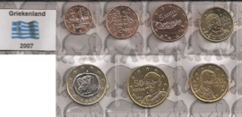 Griekenland UNC serie 2011 (7 munten, exlusief 2 euromunt)