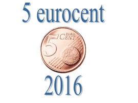 België 5 eurocent 2016