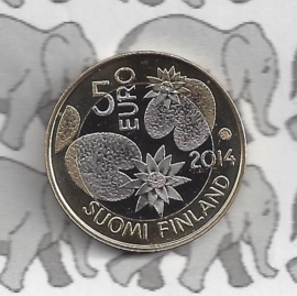 Finland 5 eurocoin 2014 (34e) "Natuur / Water"